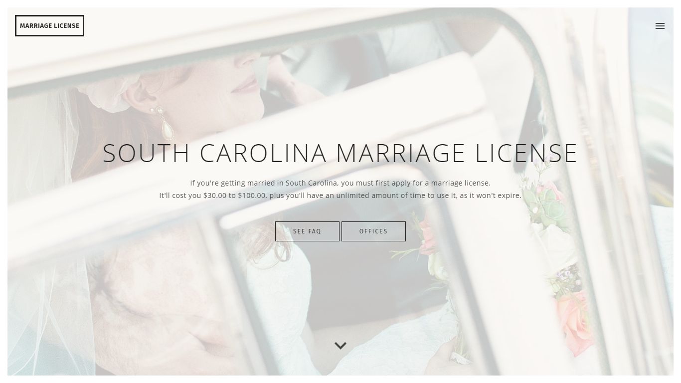 South Carolina Marriage License - How to Get Married in SC